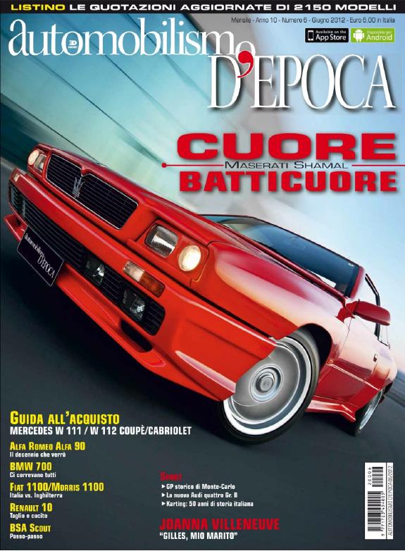 Журнал Automobilismo D'Epoca 06.2012